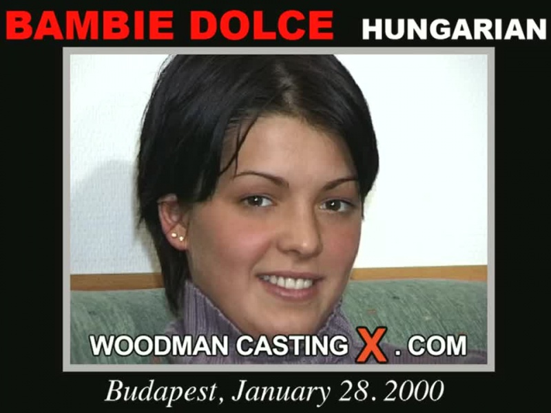 Play the video of BAMBIE DOLCE casting, a Porn Audition by Pierre woodman. BAMBIE DOLCE Private Video on the best Casting tube