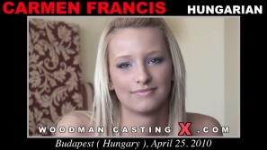 See the audition of Carmen Francis