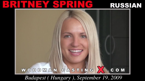 Play the video of BRITNEY SPRING casting, a Porn Audition by Pierre woodman. BRITNEY SPRING Private Video on the best Casting tube